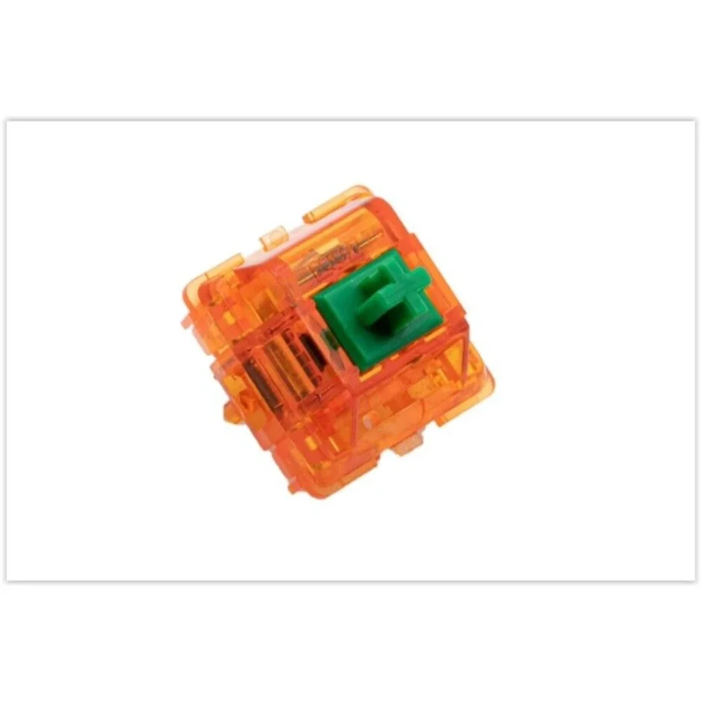 C³Equalz X TKC Tangerine Switches- 70 Lubed and Filmed Custom Keyboard switches